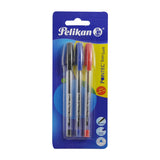 PLUMA POINTEC MEDIANO 3 COLORES PELIKAN MNK