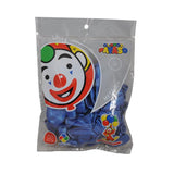 GLOBO METALICO #9 AZUL 50 PZ FABRICAS SELECTAS