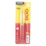 LAPIZ DUO TRIANGULAR GRAFITO/ROJO 2 PZ 42315 DIXON MNK