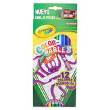 COLORES MADERA BORRABLES LARGOS 12 PZ 4412 CRAYOLA MNK