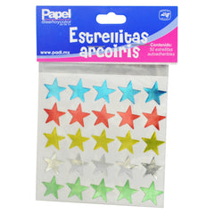 ESTRELLITAS ADHESIVAS COLORES ARCOIRIS 705-8 PADI