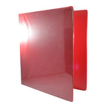 CARPETA 1 1/2 PULGADA C/MICA ROJA 4143 BAZIC MNK