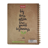 CUADERNO PROFESIONAL DOBLE ARGOLLA ECOLOGICO 100 HJ RAYA SCRIBE MNK