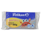 PLASTILINA BARRA 180 GR GRIS PELIKAN MNK
