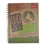 CUADERNO PROFESIONAL DOBLE ARGOLLA ECOLOGICO 100 HJ RAYA SCRIBE MNK