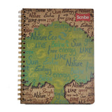 CUADERNO PROFESIONAL DOBLE ARGOLLA ECOLOGICO 100 HJ RAYA SCRIBE MNK