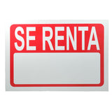 LETRERO ACRILICO 23X33 SE RENTA LETREROS