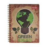 CUADERNO PROFESIONAL DOBLE ARGOLLA ECOLOGICO 100 HJ RAYA SCRIBE MNK
