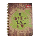 CUADERNO PROFESIONAL DOBLE ARGOLLA ECOLOGICO 100 HJ RAYA SCRIBE MNK