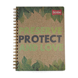 CUADERNO PROFESIONAL DOBLE ARGOLLA ECOLOGICO 100 HJ RAYA SCRIBE MNK