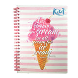 CUADERNO PROFESIONAL DOBLE ARGOLLA KIUT 200 HJ RAYA NORMA