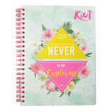 CUADERNO PROFESIONAL DOBLE ARGOLLA KIUT 200 HJ RAYA NORMA