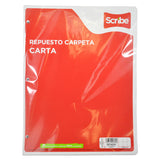 REPUESTO CARPETA CARTA 100 HJ C7 SCRIBE MNK
