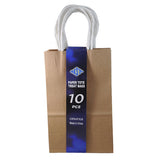 BOLSA REGALO KRAFT NATURAL 10 PZS 5.25X8.25X3.25 NATURAL