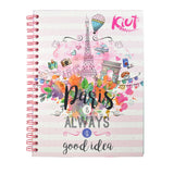 CUADERNO PROFESIONAL DOBLE ARGOLLA KIUT 200 HJ RAYA NORMA