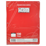 REPUESTO CARPETA 100 HJ BLANCO 4004 MAN 8A MNK