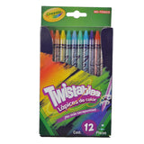 COLORES TWISTABLES LARGOS 12 PZ CRAYOLA