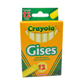 GIS AMARILLO 12 PZ 1401 CRAYOLA