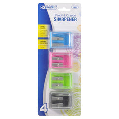 SACAPUNTAS PLASTICO DOBLE ORIFICIO 1903 BAZIC MNK