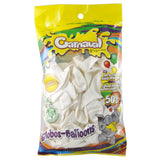 GLOBO CARNAVAL #9 BLANCO 50 PZ LA COLMENA