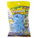 GLOBO CARNAVAL #9 AZUL CLARO 50 PZ LA COLMENA