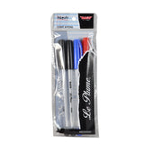 PLUMA LE PLUME COLORES SURTIDOS 4 PZ BACO MNK