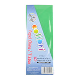 PAPEL CHINA NORMAL VERDE BANDERA 5 PZ MNK