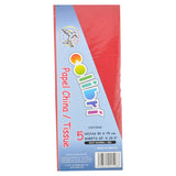 PAPEL CHINA NORMAL ROJO 5 PZ MNK