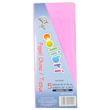 PAPEL CHINA NORMAL ROSA 5 PZ MNK