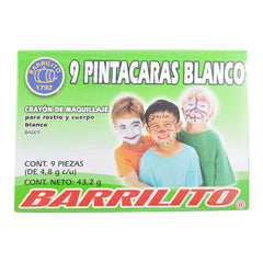 CRAYON PINTA CARA Y FOAMY BASE9 GOBA BARRILITO