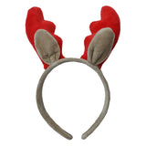 DIADEMA OREJAS RENO ROJA DISEÑO FES004 NAVIDAD VM FIESTAS