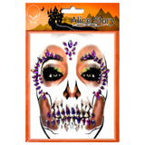 DECORACION CARA DIAMANTES MOD 1 HALLOWEEN VM FIESTA