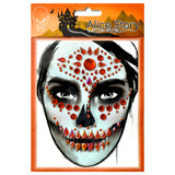 DECORACION CARA DIAMANTES MOD 4 HALLOWEEN VM FIESTA