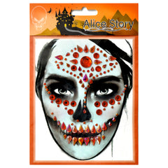 DECORACION CARA DIAMANTES MOD 4 HALLOWEEN VM FIESTA