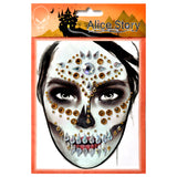 DECORACION CARA DIAMANTES MOD 4 HALLOWEEN VM FIESTA