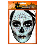 DECORACION CARA DIAMANTES MOD 4 HALLOWEEN VM FIESTA