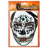DECORACION CARA DIAMANTES MOD 4 HALLOWEEN VM FIESTA
