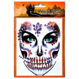 DECORACION CARA DIAMANTES MOD 6 HALLOWEEN VM FIESTA