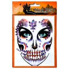 DECORACION CARA DIAMANTES MOD 6 HALLOWEEN VM FIESTA