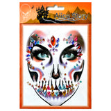 DECORACION CARA DIAMANTES MOD 6 HALLOWEEN VM FIESTA