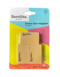 BORRADOR MIGAJON 3 PZ BM20-3B GOBA BARRILITO MNK