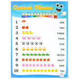 POSTER DIDACTICO CONTANDO NUMEROS 1-100 NOVAC