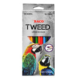 COLORES SIN MADERA TWEED LARGOS 12 PZ BACO MNK