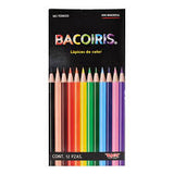 COLORES SIN MADERA BACOIRIS LARGOS 12 PZ BACO MNK