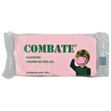 PLASTILINA BARRA COMBATE 140 GR ROSA 1474 COLORIM MNK