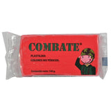 PLASTILINA BARRA COMBATE 140 GR ROJO 1481 COLORIM MNK